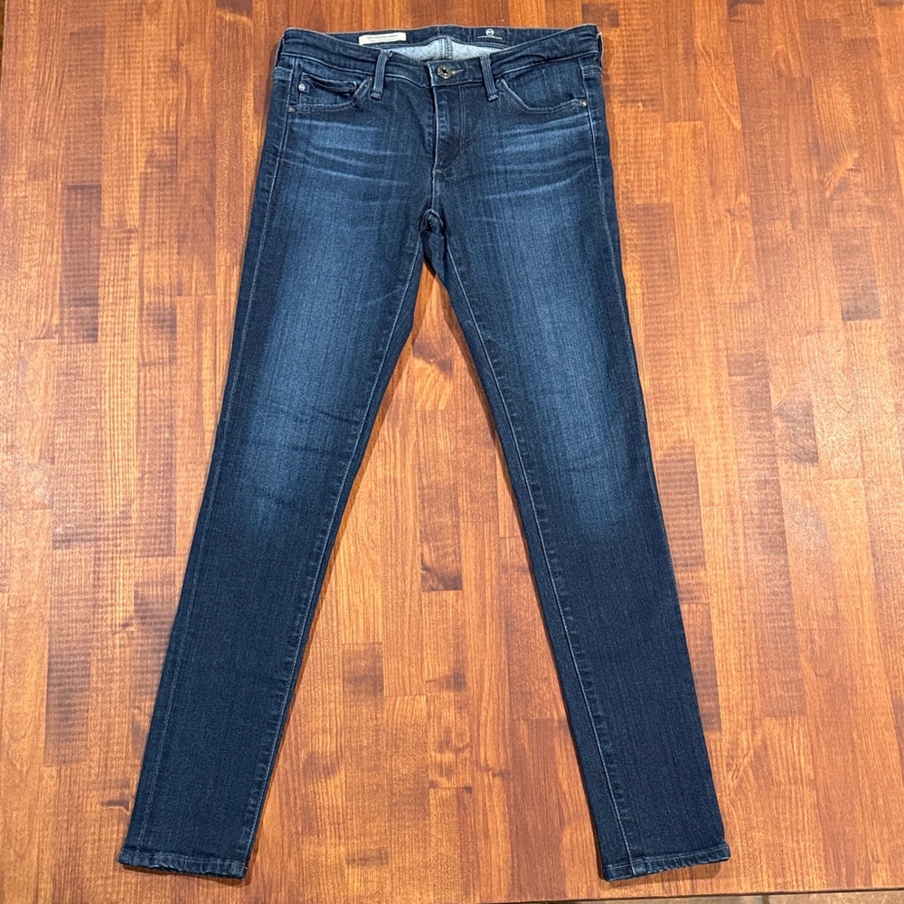 AG Adriano Goldschmied The Legging Ankle Super Skinny Dark Blue Skinny Jeans